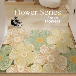 New Home Entry Fiber Mat Trimmed Non-slip Doormat