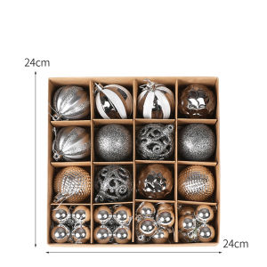 36 Chiếc Quả Bóng Giáng Sinh Đồ Trang Trí Bộ Cho Cây Trang Trí Nhà Halloween Năm Mới 2026 Navidad Mặt Dây Chuyền Phụ Kiện