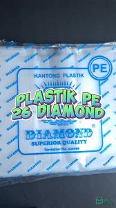 Kantong Plastik PE Bening Lebar 26 cm Isi 40 pcs Kresek Transparan Lentur 500 gram