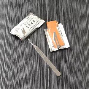 Bộ Dao Mổ Phẫu Thuật Chuyên Nghiệp Với Lưỡi Dao Thép Carbon 11/23 Dao Cắt Đa Năng Dao Văn Phòng Phẩm Lưỡi Cố Định