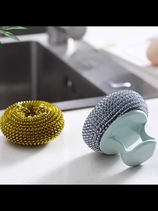 SEA JJTเครื่องมือขัดครัวทรงพลังพร้อมหัวแปรงขนสัตว์สำหรับการทำความสะอาดอย่างล้ำลึก