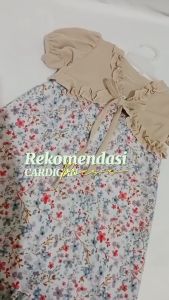 NATALIA - Dress Anak Yuwari Motif Flora 2 in 1 Terlaris / Fashion Dress Anak Cewek & Outer Terbaru