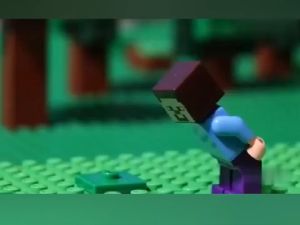 Block - My world Mainan Balok Bangunsusun Model Bentuk Rumah Pohon Hutan Untuk Diyedukasi Anak Puzzle