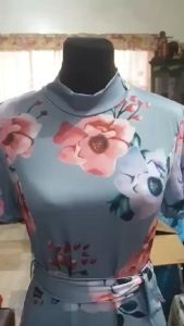 WOMEN BRAND NEW MAXI VERY LONG DRESS w/ sleeves PARTY FLOWER CASUAL DRESS STRETCHY DRESS