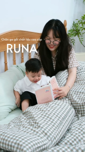 Vỏ gối ôm Washed Cotton Runa Corner cao cấp kích thước 70x100cm 80x110cm bao gối ôm thoáng mát