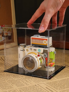 พร้อมส่ง กล้องวินเทจ DIY กล้องวินเทจบล็อกของเล่น ของขวัญเด็กชายและเด็กหญิง