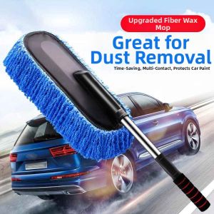 Car Washing Brush Retractable Soft Bristle