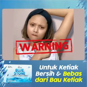Adiva Blue Stone Anti-Bakteri & Anti-Kerut - Sabun Lembut dengan Mineral Salt 100% Alami