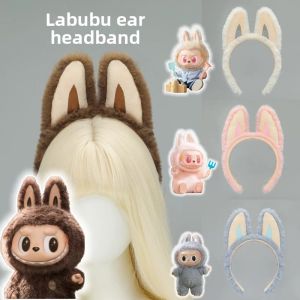 Labubu Devil Baby Plush Ear Hairband Face Wash Cartoon Headband Party Performance Costume Accessories Brand Labubu