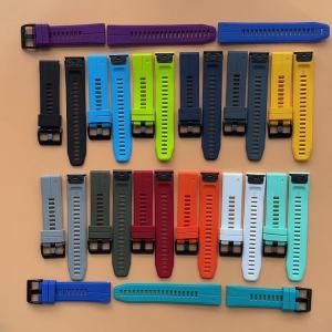 Official 1:1 Fenix5 Watch Band For Garmin Fenix 8 E 7 7X 6 6X 5X/Epix Pro/Enduro 3/965 QuickFit 22 26mm Silicone Strap Bracelet