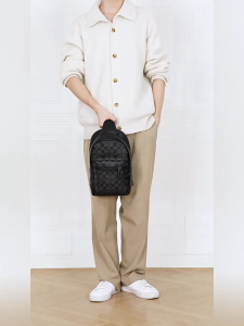 sling bag for men classic WSET chest bag new style first layer cowhide C2853 size: 19*33*8cm