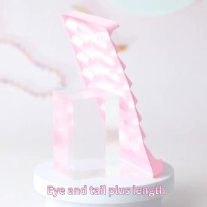 7 Pairs Of Fine Cat Eye False Eyelashes With Transparent Band Soft Fluffy Half Eyelashes Perfect Curl Natural Effect