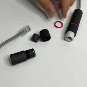 [NC]1Pc Waterproof Docking Connector Ethernet Network Straight-through Header Outdoor Broadband Network Cable Extender[NC]