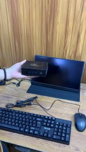 FREEBIES + Portable CPU Mini PC Desktop Computer Windows 11 Pro Intel® 11th Gen Celeron® 8GB RAM