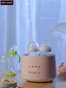 Máy hâm sữa và thức ăn cho bé tiệt trùng 2 bình giữ nhiệt liên tục sữa và nước cho bé với 4 chức năng Tiệt trùng bình sữa hâm sữa hâm thức ăn luộc trứng Bảo hành 24 tháng lỗi đổi mới trong 7 ngày