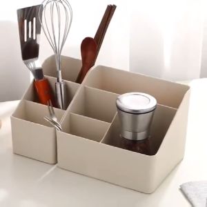 【Woody】Multipurpose Organizer Storage Box Kotak Bekas Simpan Barang Cosmetic Makeup Stationary Bekas Penyimpanan