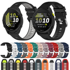 20 22mm Sport Bracelet For Garmin Forerunner 70 570 265 255 245 165 170 Music Silicone Strap Vivoactive 4 5 6 Venu 4 3 Sq 2 Band