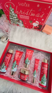 ชุดกิฟต์เซ็ตบำรุงผิว [SADOER] Pomegranate Niacinamide ผลิตภัณฑ์ดูแลผิว 6 ชิ้น พร้อมส่ง กล่องเขียว อาโวคาโด้ แดงทับทิม