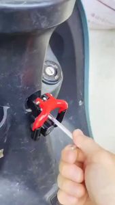 EELHOE | New Security Locks Motorcycle Helmet Lock With 2 Keys And Installation Tool Anti-Theft Bicycle Helmet Motorcycle AccessoriesAcc