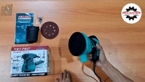 Mesin Amplas Kayu NRT-PRO 945 HD Finishing Electric Sander Orbital 945HD 350Watt 125 mm Amplas 5Inch