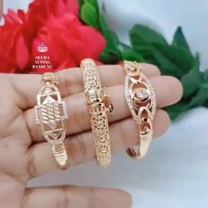 Gelang Anak Bangle Perhiasan Aksesoris Titanium Tembaga Terlaris Termurah