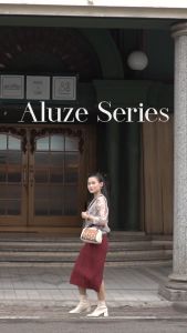 MARAWA Aluze - Boba Sling Bag Tas Selempang Wanita Handmade Hitam