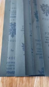 Giấy nhám Kovax nước mịn tờ. Xử lý bề mặt gỗ kim loại inox nhựa.