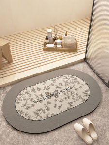 Quick Dry Soft Silicon Dendroid Mat Absorbent Non-Slip Bathroom Entrance Mat Toilet Floor Mat Small Rug Home Use Rug