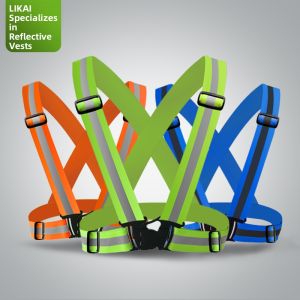 LIKAI | Night Reflective Elastic Back Vest for Cycling