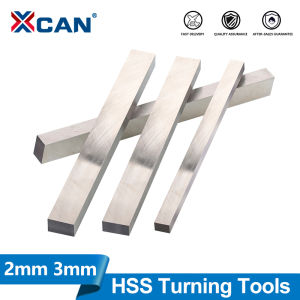 XCAN 1pc HSS Lathe Tool Steel Square Turning Tool 2mm 3mm For Engineering Cutting & Lathe Machining Tool