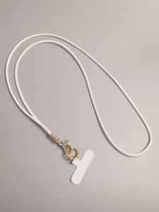 สายโซ่โทรศัพท์มือถือแบบสะพายไหล่หนัง สายโซ่มีซิปแบบยาว สำหรับผู้ชายและผู้หญิง อุปกรณ์เสริมสำหรับการออกกำลังกายกลางแจ้ง