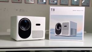 T8 โปรเจคเตอร์ 1080P HD Projector โปรเจคเตอร์ มินิโปรเจคเตอร์ คุณภาพระดับ Android 11.0 Smart Projector Netflix