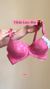 Modernform (M087) Women Fashion Padded Bra Cup C Lace 7/8 Coverage