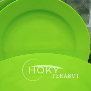 12 PCS ATAU 1 LUSIN PIRING MAKAN SEMI MELAMIN ATAU PLASTIK MIKA SSJ 23CM GRATIS BUBBLEWRAP