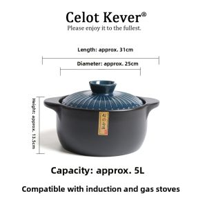 High Temperature Resistant Dry Burning Proof Household Clay Pot