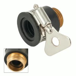 Faucet Adapter Tap Connectors Garden Black Kitchen Rubber Stainless Steel For 1/2inch To 3/4inch Expansion Tools