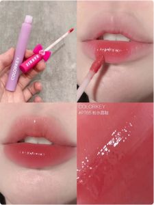 Son Môi Colorkey Water Mist Cat Paw P307 Milk Tea Color R300 Low Saturation Womens Lip Glaze Highlighting Lip Gloss