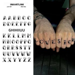 Tem Nhãn Dán Hình Chữ Cái Tiếng Anh Tạm Thời Chống Nước Bán Vĩnh Cửu Giữ Được Đến 15 Ngày Dành Cho Độ Tuổi Từ 14 Trở Lên