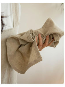 Mug Wild Japanese Style INS Linen Cotton Simple Kitchen Cloth Pure Color Tea Towel Home Food Photography Props Tablecloth