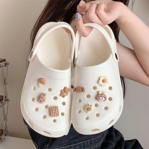 Giày Đế Mềm Đế EVA Chống Trượt Mùa Hè Cho Nữ Giày Đi Biển Giày Lười Nửa Đế Đế Dày Đế Mềm Đế Phẳng Đế Thấp