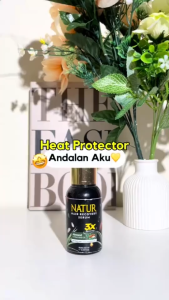 NATUR Hair Recovery Serum 60ml For Dull Damage Hair Fall - Almond & Ginseng Oil / Aloe Vera / Olive