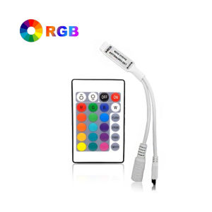 RGB Controller 12 V 4pin RGB ไฟ LED Controller MINI Receiver Smart Controller 24key รีโมทคอนโทรล LED Controller เปลี่ยนสี