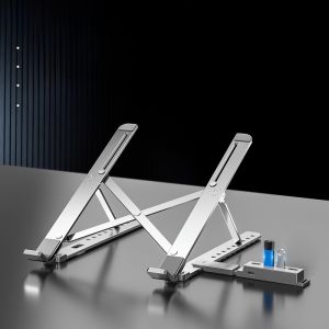 Suohuang Aluminum Alloy Laptop Stand Bracket Desktop Height Increasing Radiator Foldable Portable Adjustable Cervical Spine Shelf Office Satchel Lifting Base