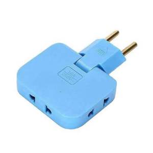 3 in 1 Power Socket Plug in Stop kontak Steker Lipat Colokan Steker Lipat