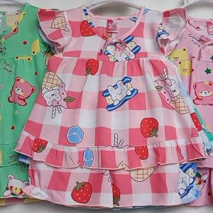 Đồ bộ tole lanh bé gái C2H30  quần áo trẻ em sơ sinh áo cánh tiên quần áo trẻ em dưới 3 tuổi đồ bộ mặc nhà giá rẻ thoáng mát