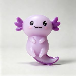 Schylling | 1/4pcs Axolotl Squeeze Ball Cute Fish Relax Cartoon Antistress Squishy Stress Relief Slow Rising For Adult Kids Stretch Toys