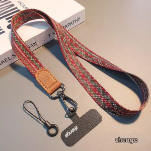 ZHENGEGE | Vintage Canvas Wristband Style Lanyard for Phones and Cameras