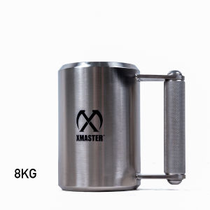 XMASTER Heavy Mug 8kg 10KG 304 Stainless SteelEngraved Logo Dumbbell Muscle Strength Training Fitness CrossFit Gym Equipment ROGUEELEIKO