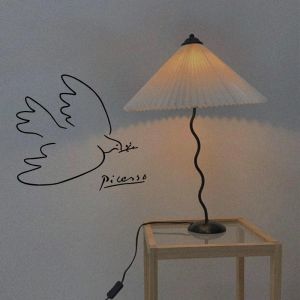 Wall Decals Abstract Picasso Peace Dove Nordic Original Hand-drawn Line Stickers Modern Minimalist Living Room Decor PVC Wall Stickers