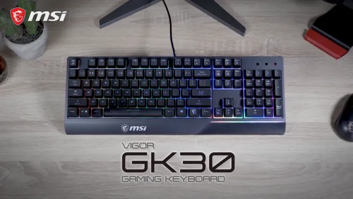 MSI VIGOR GK30 Gaming Keyboard / VIGOR GK30 COMBO / CLUTCH GM11 - Black/White